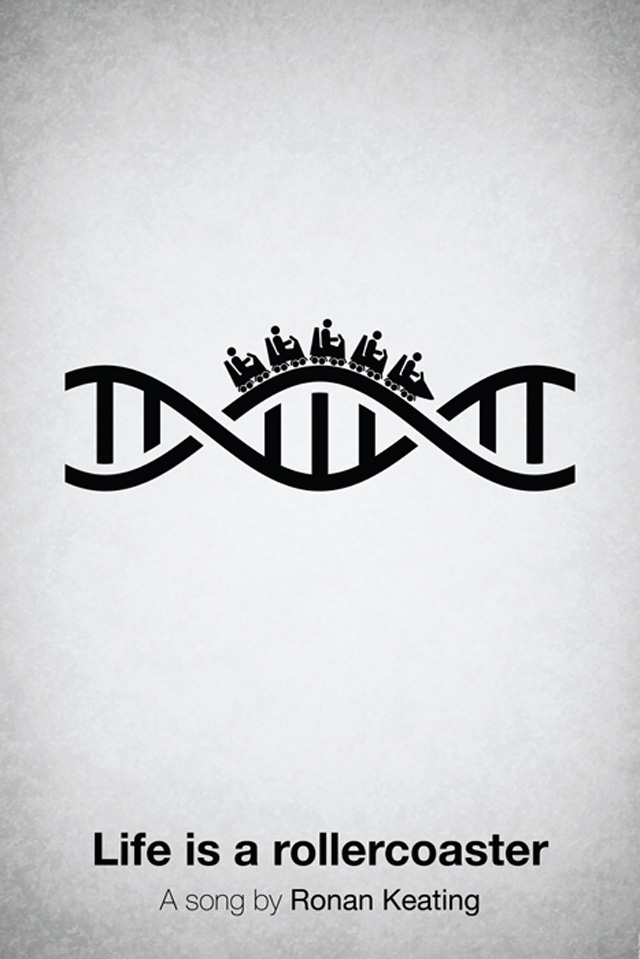 Pictogram music posters