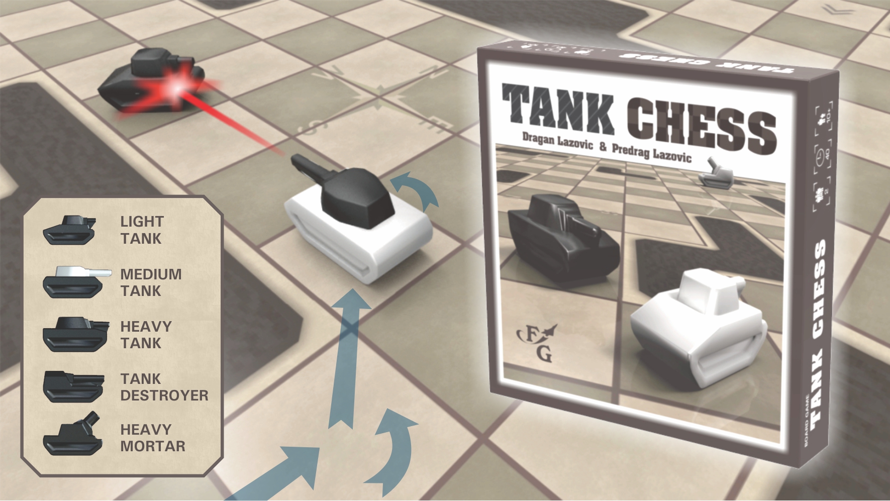 Играта Tank Chess од Драган и Предраг Лазовиќ собра над 56.000 долари на Kickstarter