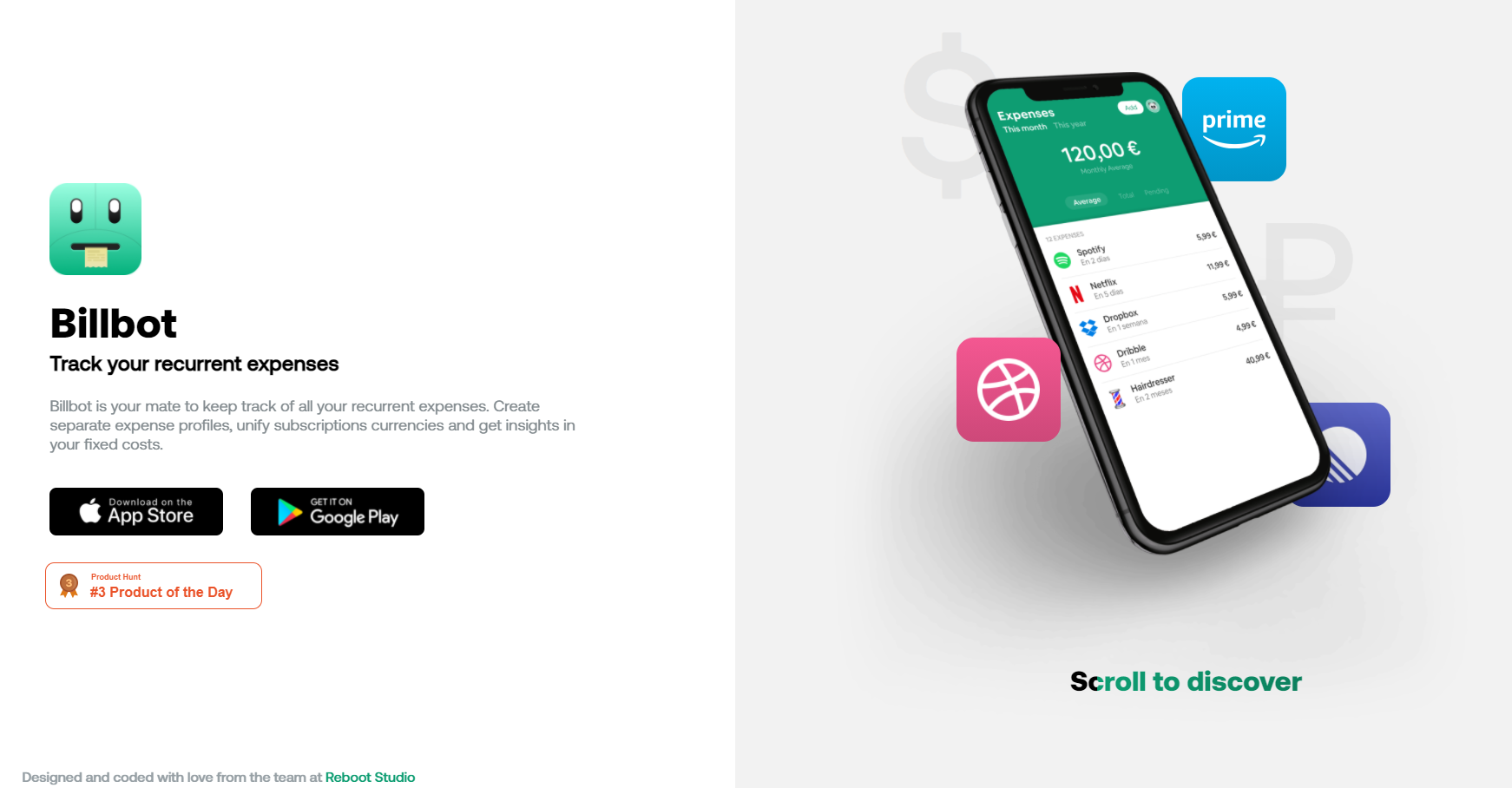 Следете ги сите ваши претплати со Billbot