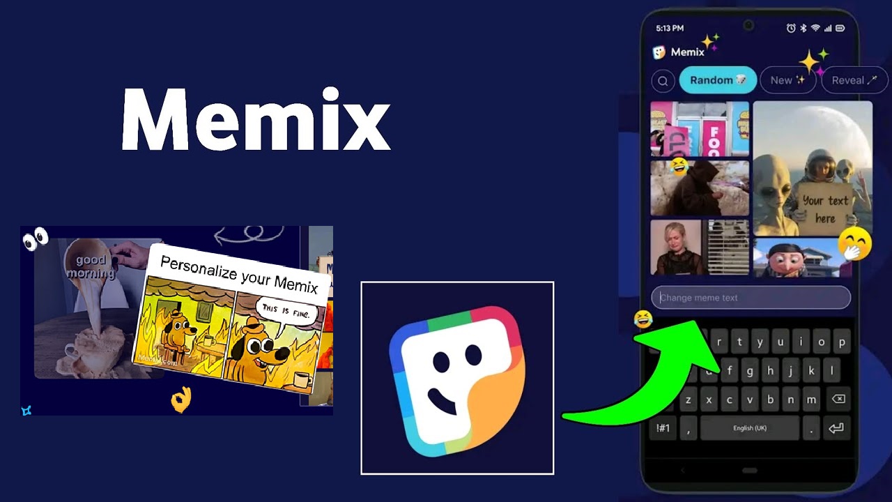 Правете мимиња со апликацијата Memix