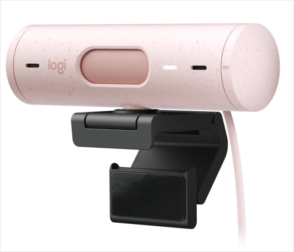 WEB CAMERA LOGITECH BRIO 500 ROSE 1080p/30fps, USB-C, Rose, 960-001421 47057