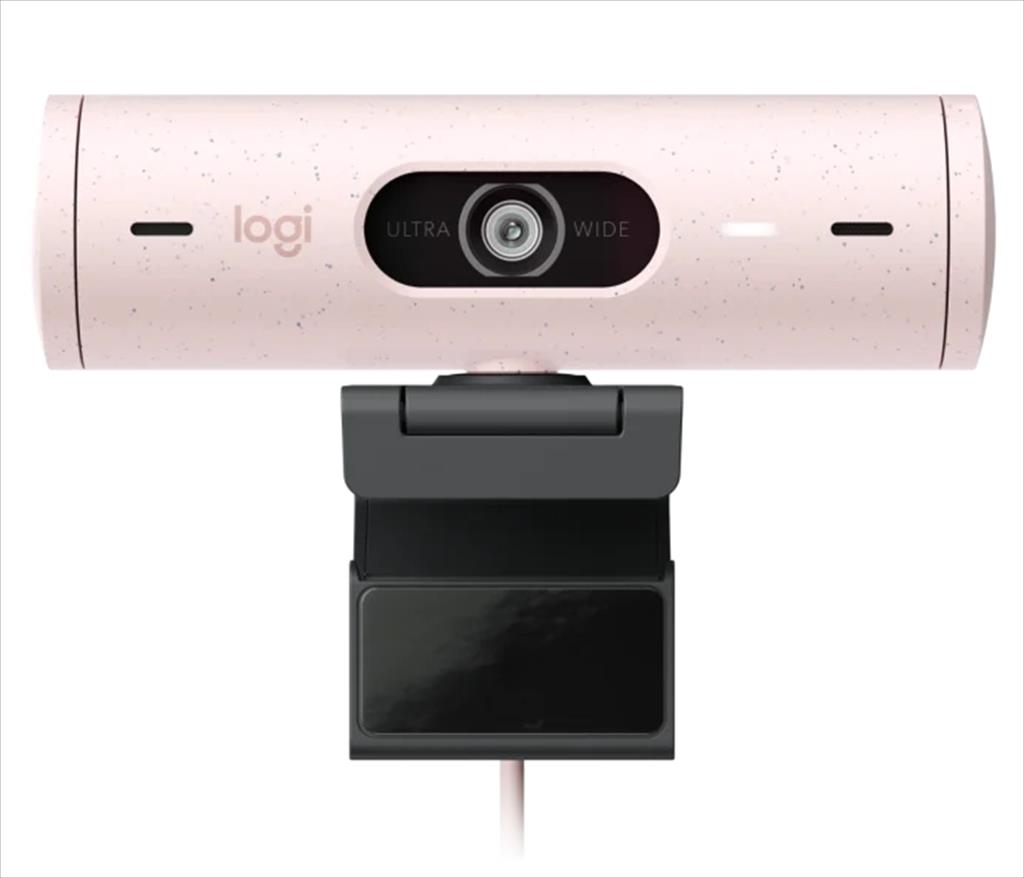 WEB CAMERA LOGITECH BRIO 500 ROSE 1080p/30fps, USB-C, Rose, 960-001421 47057