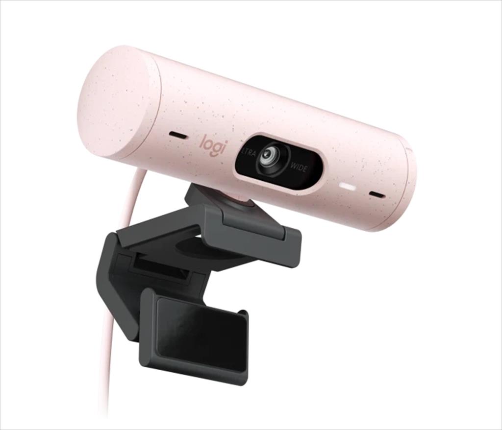 WEB CAMERA LOGITECH BRIO 500 ROSE 1080p/30fps, USB-C, Rose, 960-001421 47057