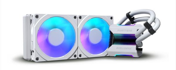 COOLERS CPU AIO PHANTEKS GLACIER ONE MPH, 2x120mm  PWM fans, White, PH-GO240MPH_DWT01