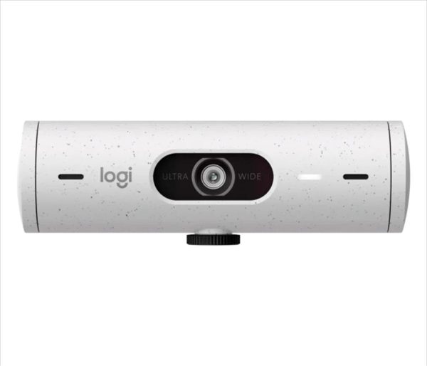 Web camera logitech brio 500 white 1080p/30fps, usb-c, off-white, 960-001428