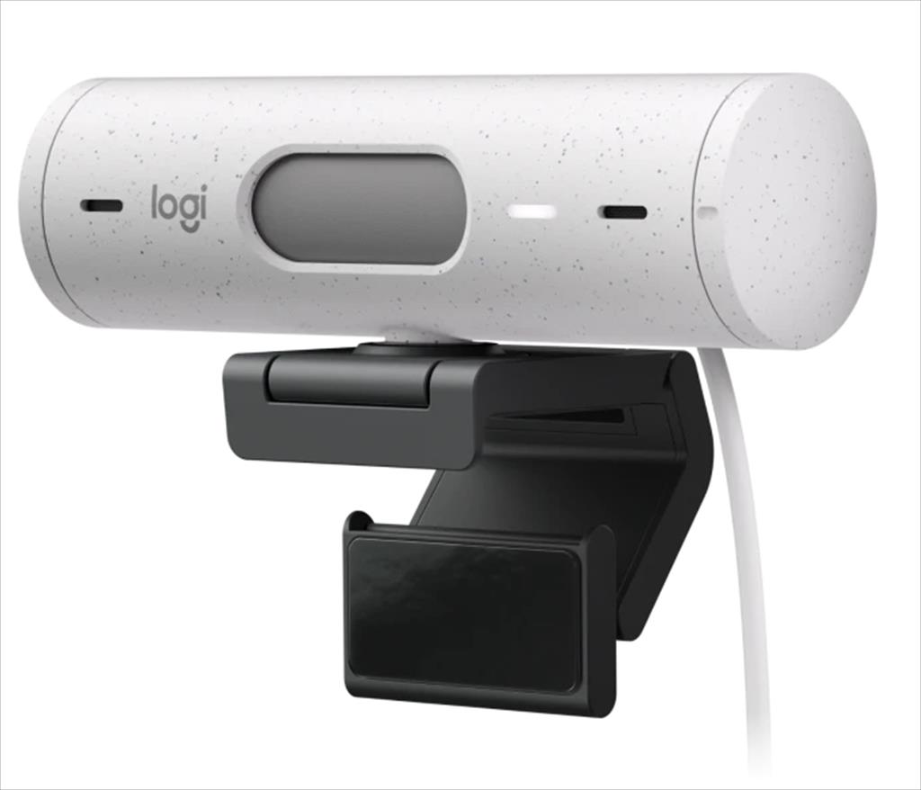 WEB CAMERA LOGITECH BRIO 500 WHITE 1080p/30fps, USB-C, Off-white, 960-001428 47058