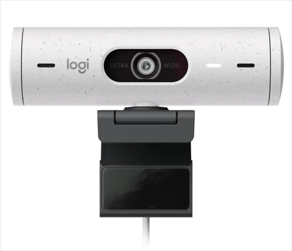 WEB CAMERA LOGITECH BRIO 500 WHITE 1080p/30fps, USB-C, Off-white, 960-001428 47058