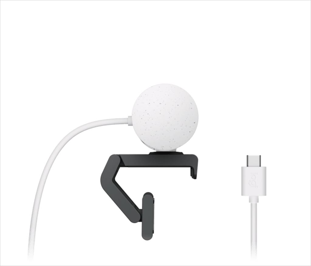 WEB CAMERA LOGITECH BRIO 500 WHITE 1080p/30fps, USB-C, Off-white, 960-001428 47058