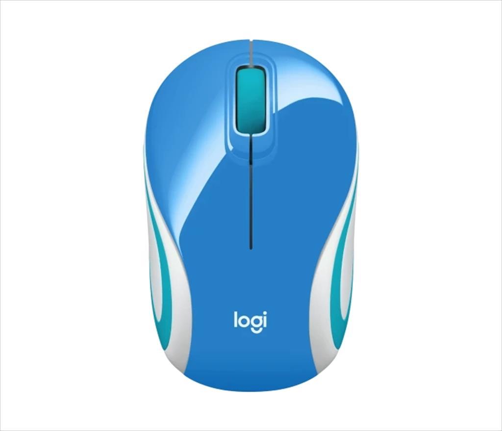 MOUSE WIRELESS USB LOGITECH M187 Blue, 910-002733 07369
