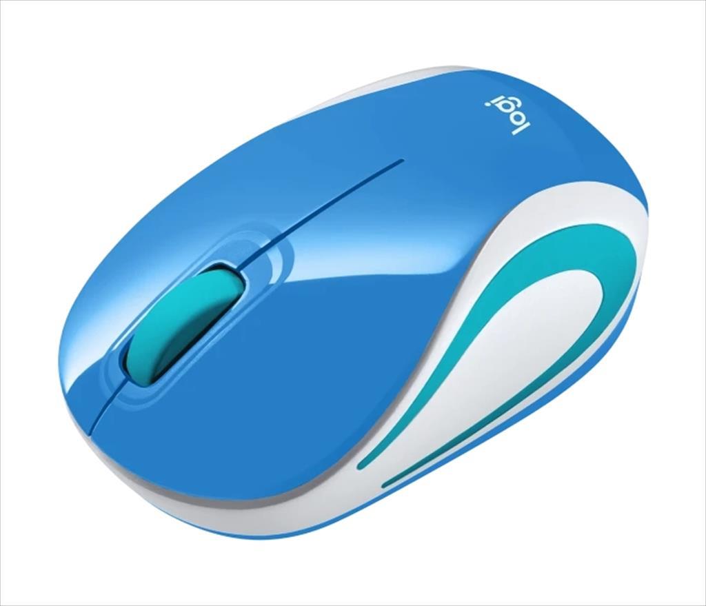 MOUSE WIRELESS USB LOGITECH M187 Blue, 910-002733 07369