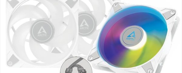 COOLERS CASE FAN 120mm ARCTIC P12 PWM PST A-RGB 0dB Pack of 3 (3x120mm) 2000 RPM WHITE ACFAN00258A