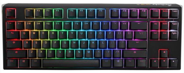 KEYBOARD MECHANICAL DUCKY ONE 3 TKL RGB PBT Double-shot keycaps HOT-SWAPPABLE Cherry MX Brown, Black, DKON2187ST-BUSPDCLAWSC1