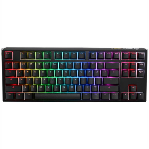 KEYBOARD MECHANICAL DUCKY ONE 3 TKL RGB PBT Double-shot keycaps HOT-SWAPPABLE Cherry MX Brown, Black, DKON2187ST-BUSPDCLAWSC1 08439