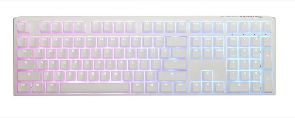 KEYBOARD MECHANICAL DUCKY ONE 3 FULL SIZE RGB PBT Double-shot keycaps HOT-SWAPPABLE Cherry MX Blue, Pure White, DKON2108ST-CUSPDPWWWSC1