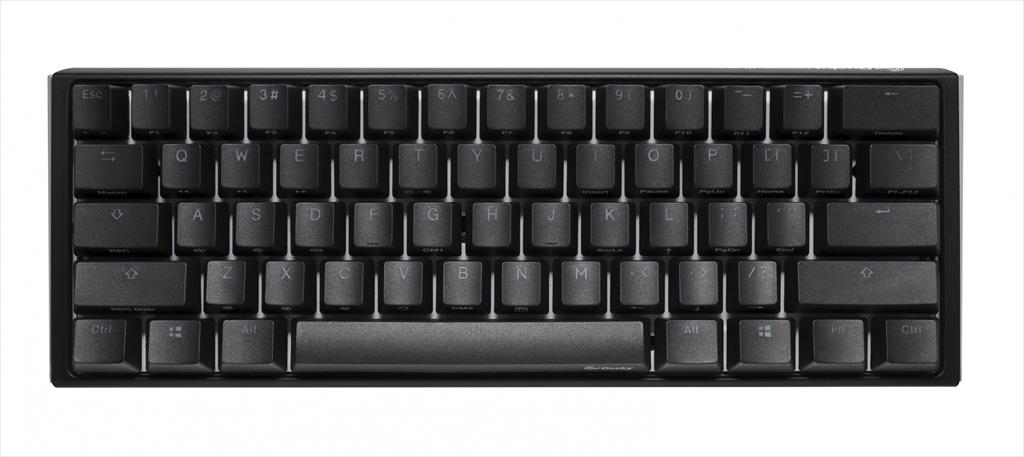 KEYBOARD MECHANICAL DUCKY ONE 3 MINI RGB 60% PBT Double-shot keycaps HOT-SWAPPABLE Cherry MX Red, Black, DKON2161ST-RUSPDCLAWSC1 08457