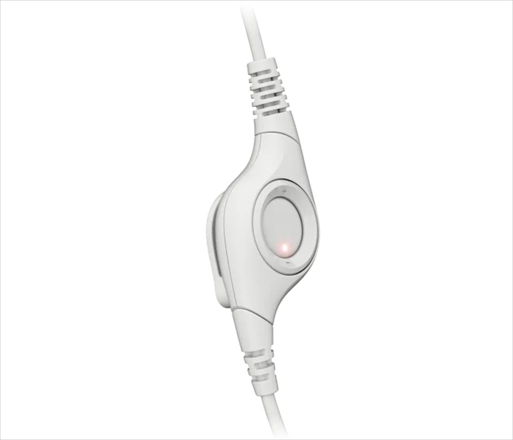 HEADPHONES LOGITECH H390 USB White w/Microphone 981-001286 41238