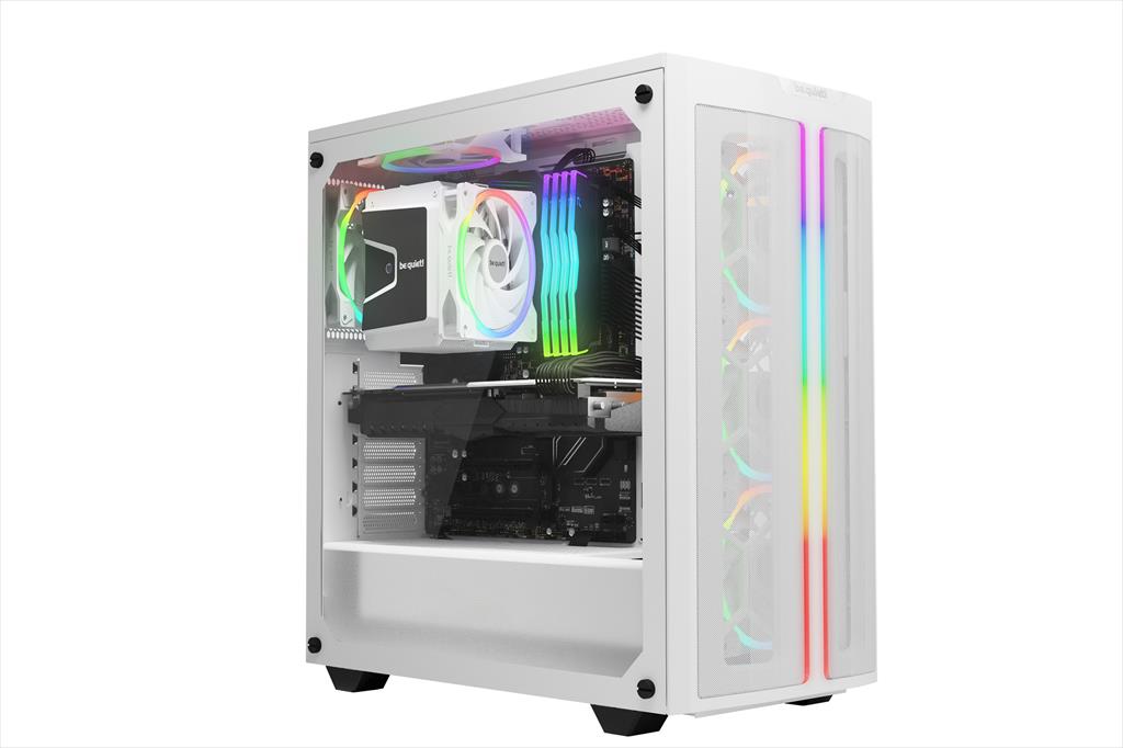COOLERS CASE FAN 3x120mm BE QUIET! LIGHT WINGS WHITE PWM high speed 2500rpm ARGB, RIFLE BEARING, Triple Pack, BL101 36412