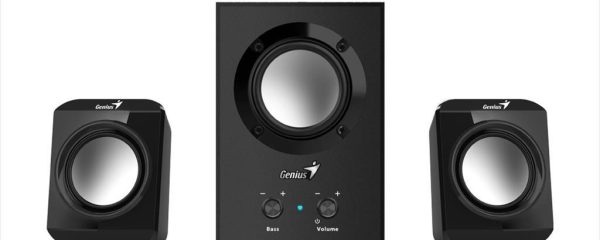 SPEAKERS 2.1 GENIUS SW-2.1 300 BLACK (10W)