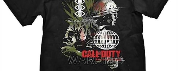 T-SHIRT CALL OF DUTY: COLD WAR (ARMY COMP) Black, Size XL