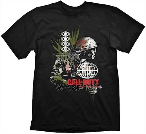 T-shirt call of duty: cold war (army comp) black, size xl
