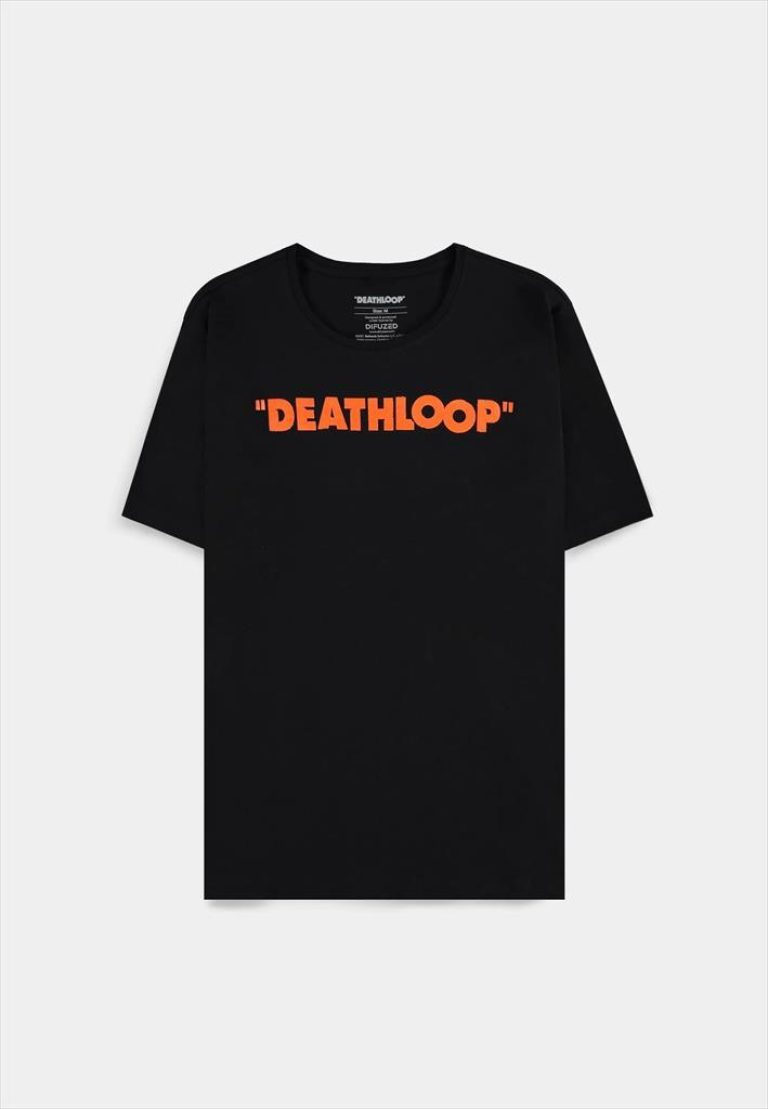 T-SHIRT DEATHLOOP (LOGO), Black Size XL