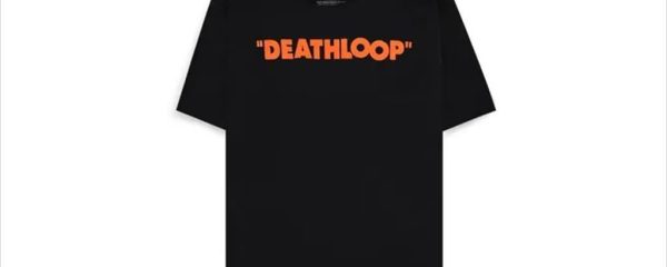 T-SHIRT DEATHLOOP (LOGO), Black Size M