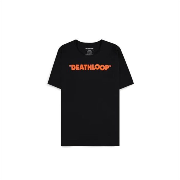 T-SHIRT DEATHLOOP (LOGO), Black Size M 56142