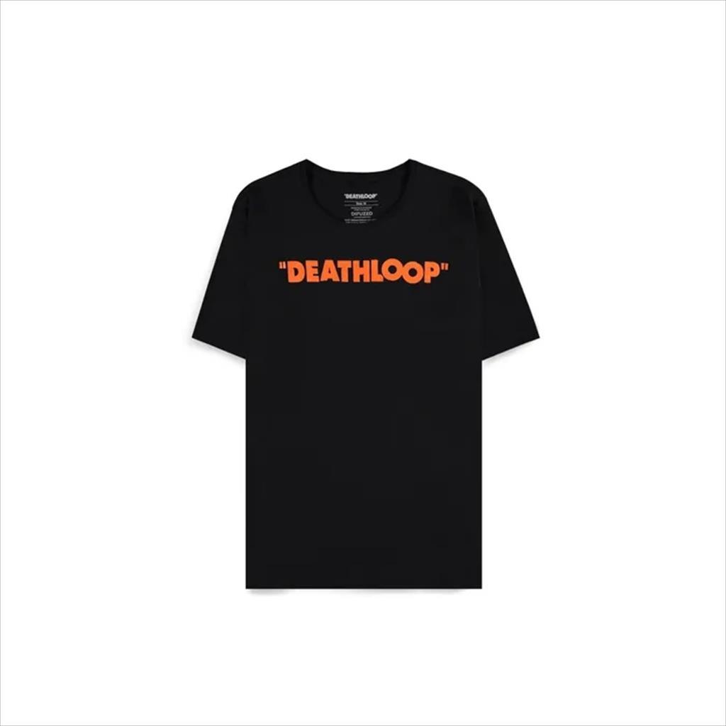 T-SHIRT DEATHLOOP (LOGO), Black Size M 56142