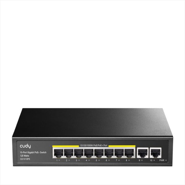 NET Switch CUDY 10-port Gigabit POE 120W GS1010PE 17435