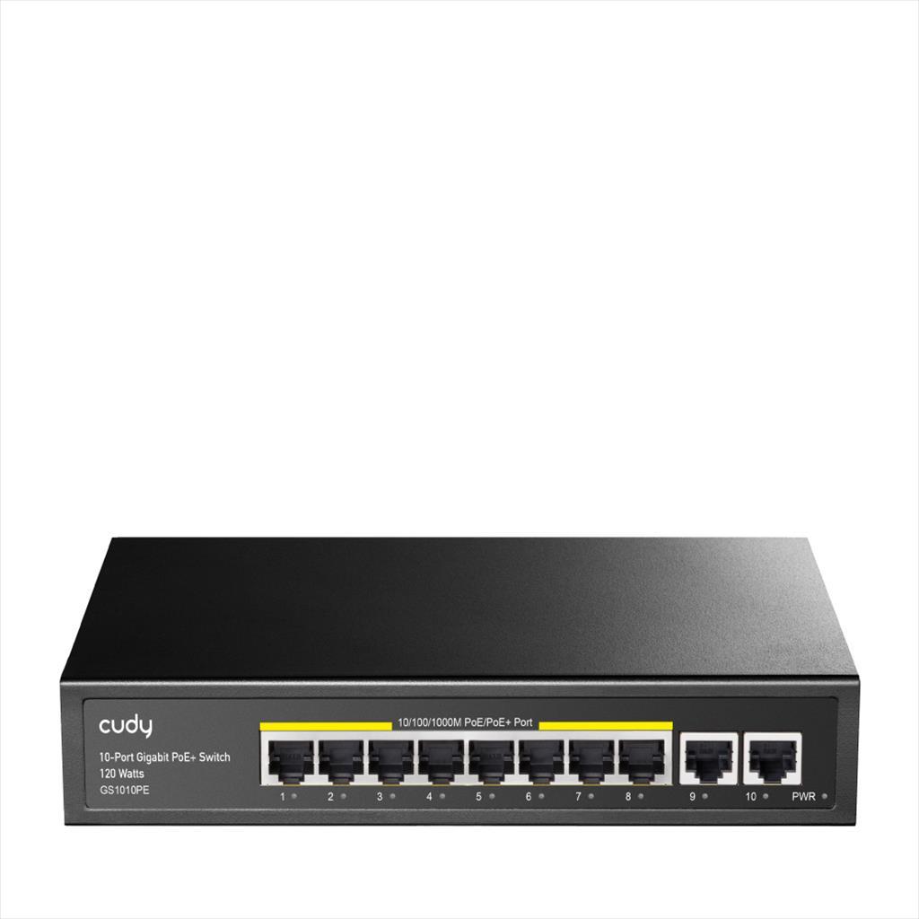 NET Switch CUDY 10-port Gigabit POE 120W GS1010PE 17435