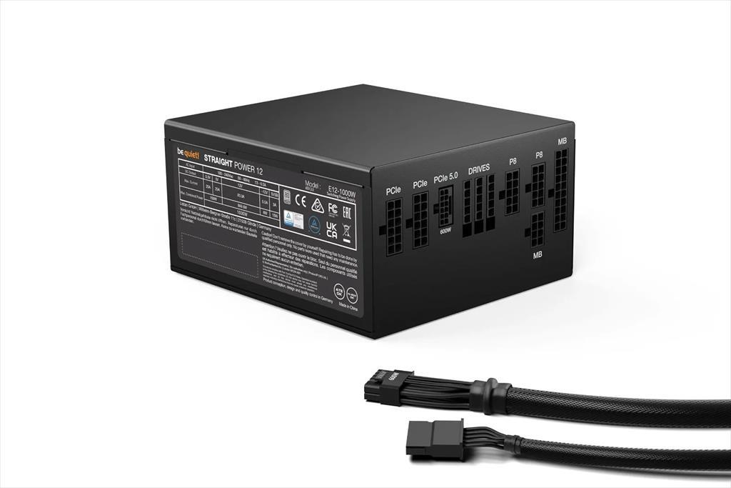 PSU 1000W BE QUIET! STRAIGHT POWER 12 w/PCIe 5.0, 80 Plus PLATINUM FULL MODULAR, BN338 26215