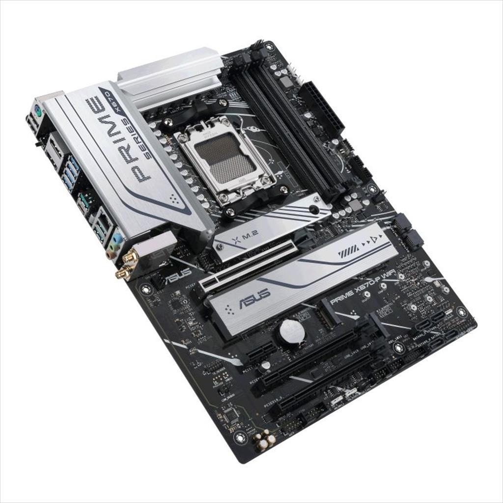 MB AM5 X670-P PRIME WIFI ASUS 4xDDR5 6400Mhz(O.C),HDMI,DP, 3xPCIex16 4.0, PCIex1, 3xM.2, 6xSATAIII, WiFi 6,BT 5.2 18459