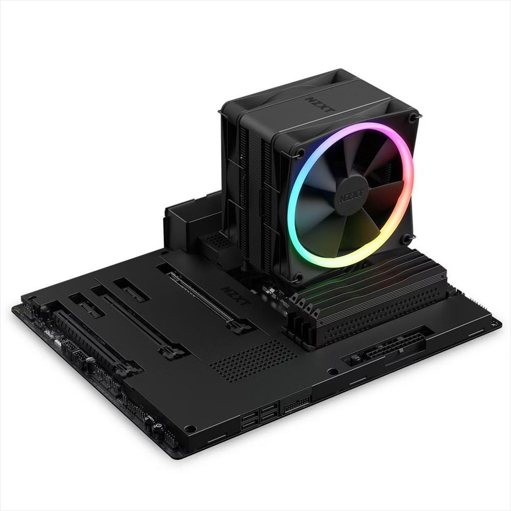 COOLERS CPU NZXT T120 RGB Black, 4 HEAT PIPES, RC-TR120-B1 AMD/INTEL 36441