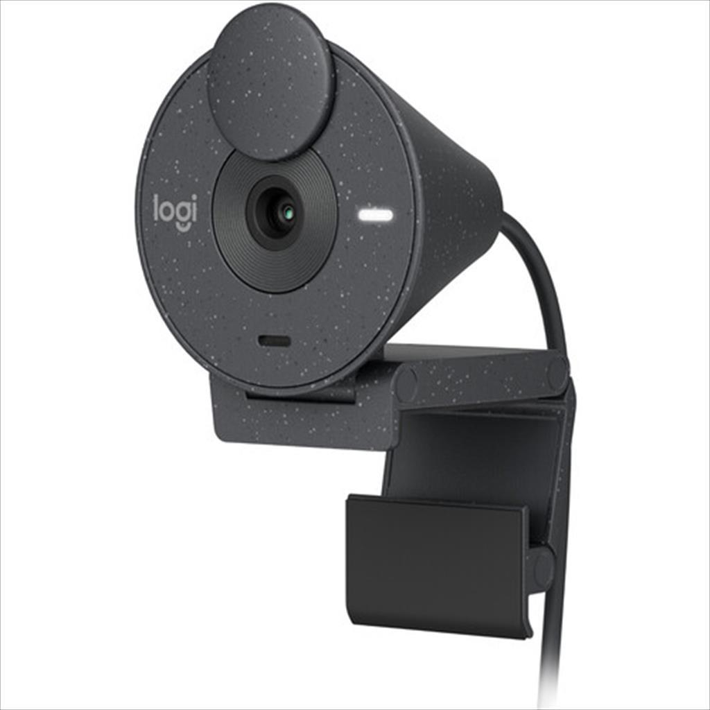 WEB CAMERA LOGITECH BRIO 300 1080p/30fps, USB-C, Graphite, 960-001436 47061