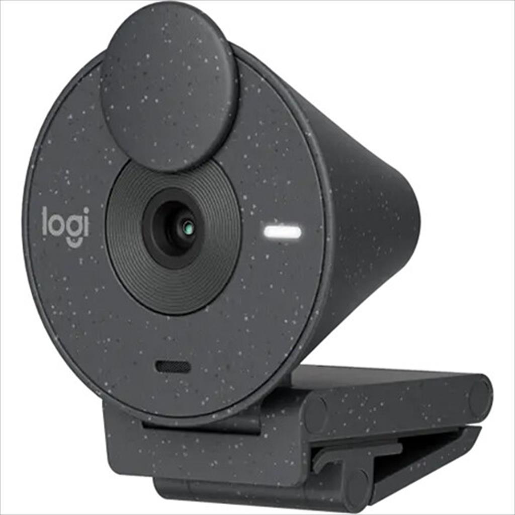 WEB CAMERA LOGITECH BRIO 300 1080p/30fps, USB-C, Graphite, 960-001436 47061