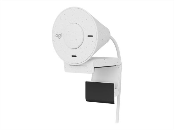 Web camera logitech brio 300 1080p/30fps, usb-c, white, 960-001442