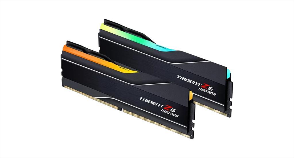 RAM DDR5 48GB(2x24GB) 6000MHz CL40 G.SKILL Trident Z5 NEO RGB matte black F5-6000J4048F24GX2-TZ5NR 03513