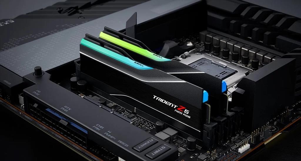 RAM DDR5 48GB(2x24GB) 6000MHz CL40 G.SKILL Trident Z5 NEO RGB matte black F5-6000J4048F24GX2-TZ5NR 03513
