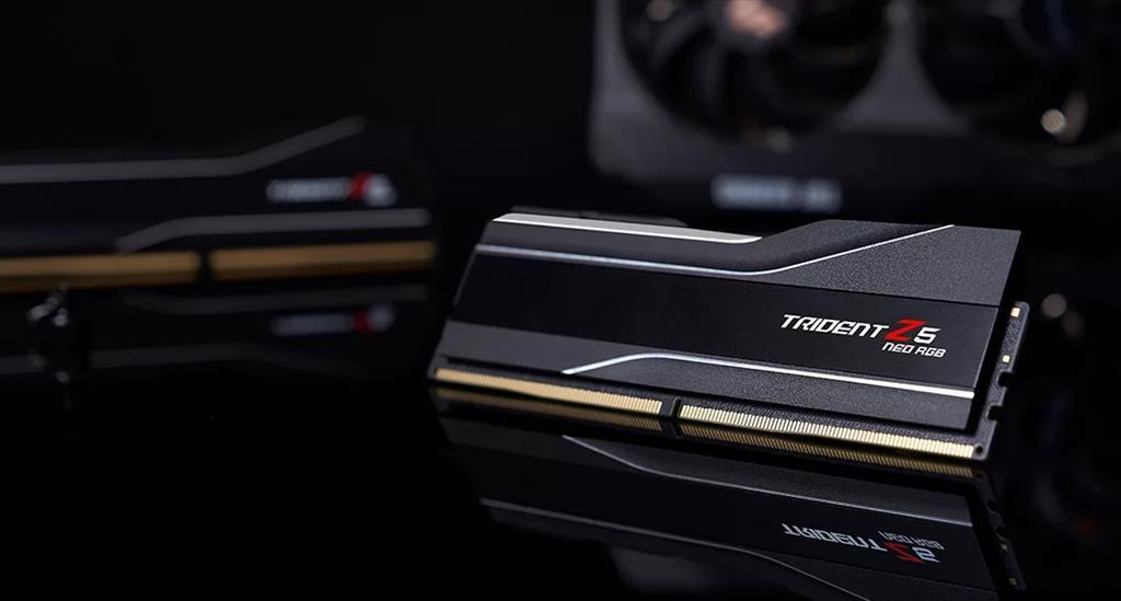 RAM DDR5 48GB(2x24GB) 6000MHz CL40 G.SKILL Trident Z5 NEO RGB matte black F5-6000J4048F24GX2-TZ5NR 03513