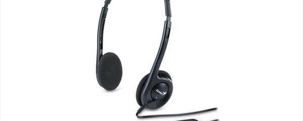 HEADPHONES GENIUS HS-M200C w/microphone, 1x3.5mm jack