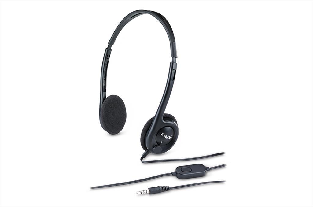 HEADPHONES GENIUS HS-M200C w/microphone, 1x3.5mm jack 41246