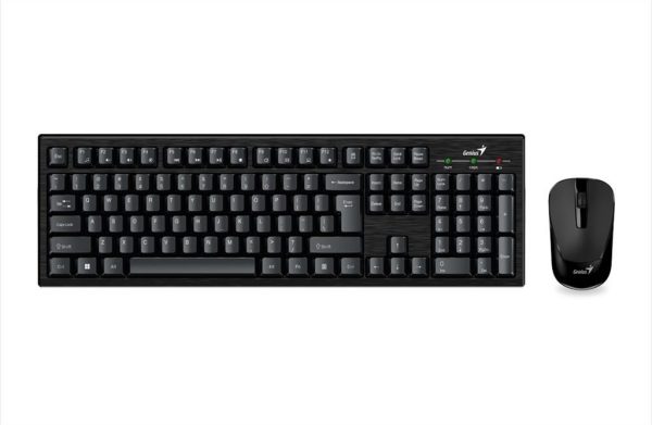 Combo keyboard and mouse wireless genius km-8101