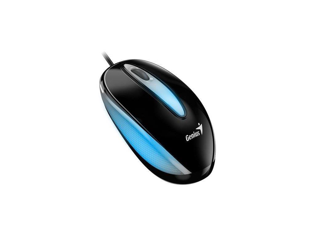 MOUSE WIRED USB GENIUS DX-Mini RGB Black 07395