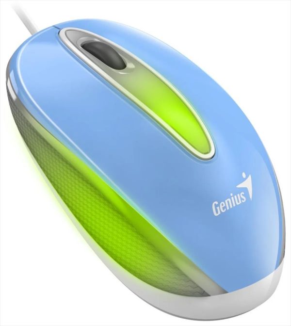 Mouse wired usb genius dx-mini rgb blue