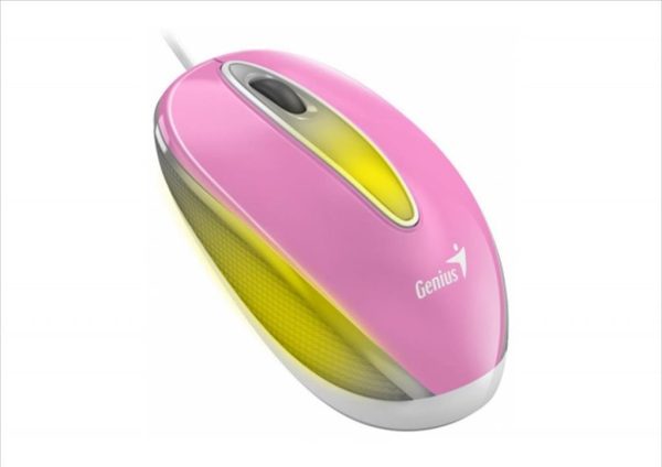 Mouse wired usb genius dx-mini rgb pink