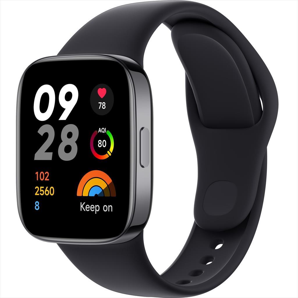 SMARTWATCH XIAOMI REDMI WATCH 3, 1.75" AMOLED display (120+ sports modes) BLACK 43082