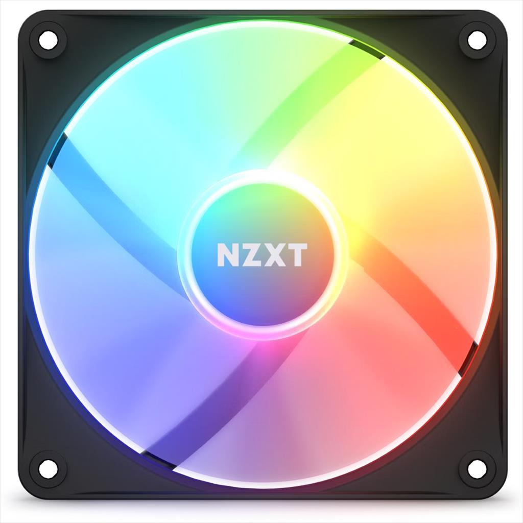 COOLERS CASE FAN 120mm NZXT F120 RGB CORE Black PWM, Static Pressure, 1.800 RPM, RF-C12SF-B1 36444