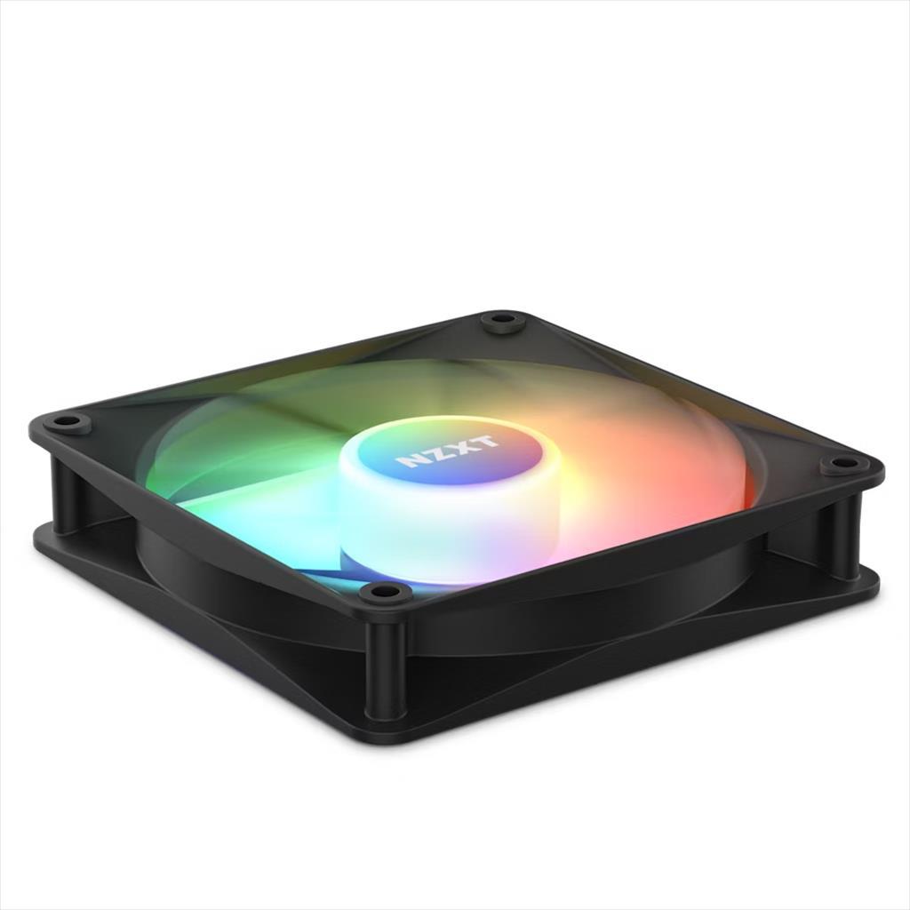 COOLERS CASE FAN 120mm NZXT F120 RGB CORE Black PWM, Static Pressure, 1.800 RPM, RF-C12SF-B1 36444