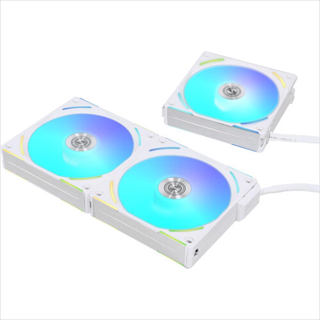 COOLERS CASE FAN 3x120mm LIAN LI UNI SL120 V2 w/controller ARGB PWM, White, AL120V2-3W 36452