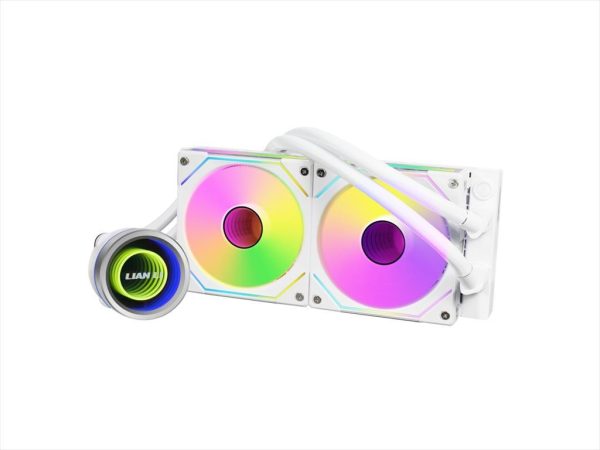 Coolers cpu aio lian li galahad ii trinity sl-inf 240 argb, 2x120mm pwm uni fan sl-inf argb, white, ga2t24inw